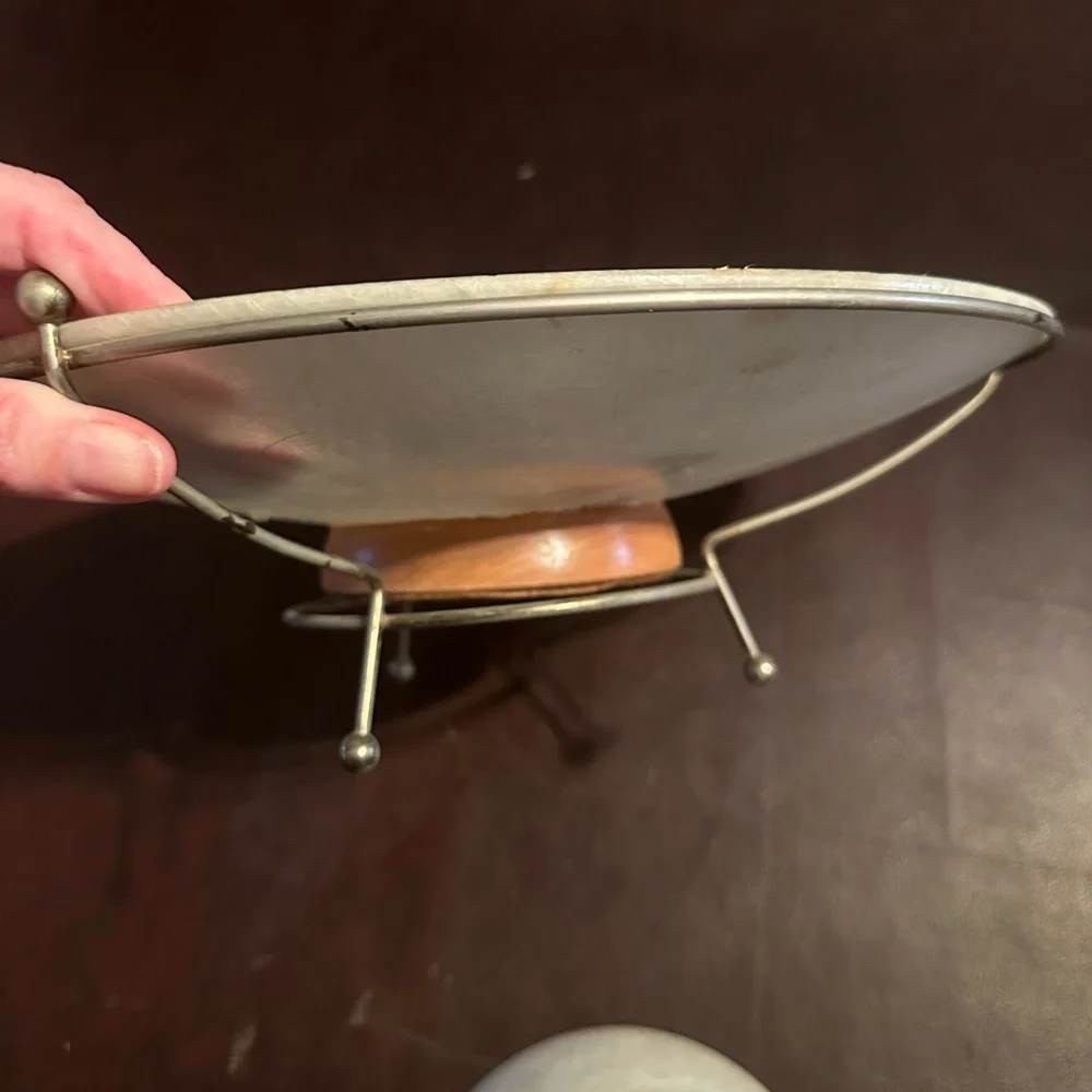 Vintage atomic style chip & dip set